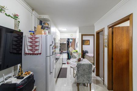 Sala e Cozinha de apartamento para alugar com 2 quartos, 40m² em Vila Carmosina, São Paulo