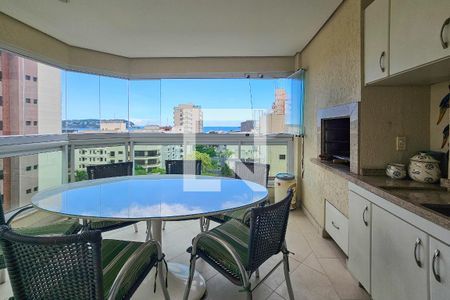 varanda  de apartamento para alugar com 3 quartos, 150m² em Balneario Cidade Atlantica, Guarujá