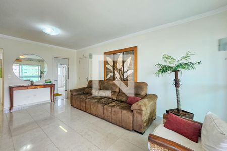 Sala de apartamento para alugar com 3 quartos, 150m² em Balneario Cidade Atlantica, Guarujá