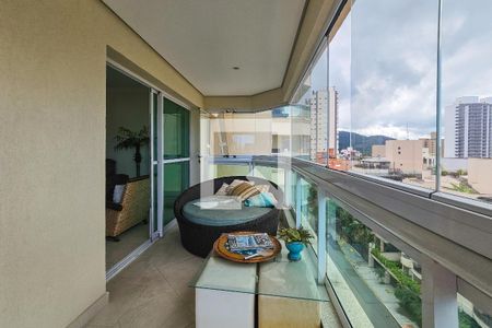 varanda de apartamento para alugar com 3 quartos, 150m² em Balneario Cidade Atlantica, Guarujá
