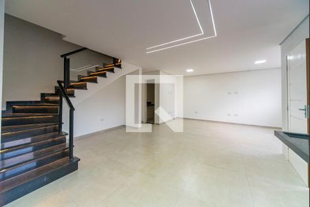 Sala de casa à venda com 3 quartos, 112m² em Vila Scarpelli, Santo André