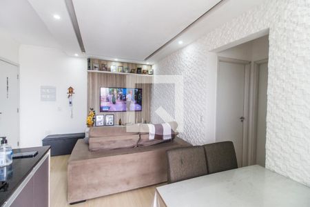 Sala de apartamento para alugar com 2 quartos, 46m² em Jardim Copiuva, Carapicuíba