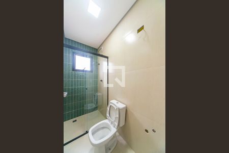 Banheiro Social de casa para alugar com 3 quartos, 92m² em Vila Scarpelli, Santo André