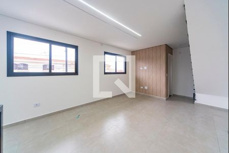 Sala de casa para alugar com 3 quartos, 92m² em Vila Scarpelli, Santo André