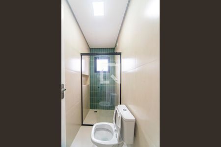 Banheiro Social de casa para alugar com 3 quartos, 92m² em Vila Scarpelli, Santo André