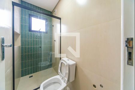 Banheiro Social de casa para alugar com 3 quartos, 92m² em Vila Scarpelli, Santo André