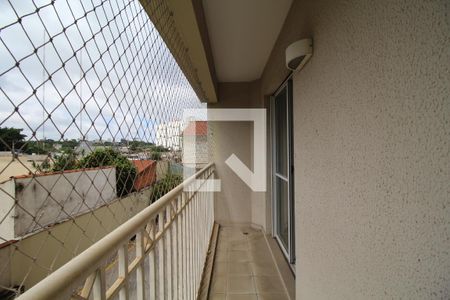 Varanda da Sala de apartamento à venda com 3 quartos, 74m² em Mauá, São Caetano do Sul