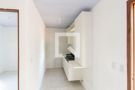 Sala/Cozinha de kitnet/studio para alugar com 1 quarto, 28m² em Mathias Velho, Canoas