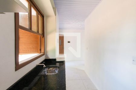 Sala/Cozinha de kitnet/studio para alugar com 1 quarto, 28m² em Mathias Velho, Canoas