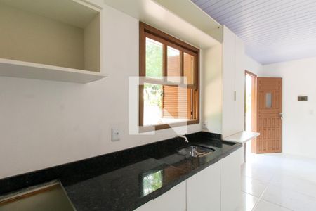 Sala/Cozinha de kitnet/studio para alugar com 1 quarto, 28m² em Mathias Velho, Canoas