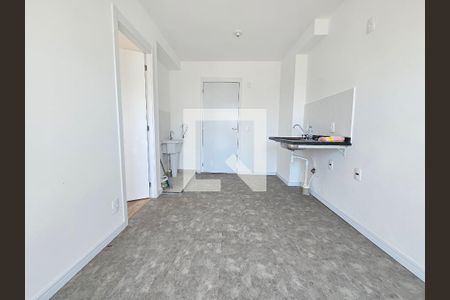 Sala/Cozinha de kitnet/studio para alugar com 1 quarto, 27m² em Campo Belo, São Paulo