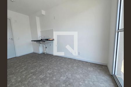 Sala/Cozinha de kitnet/studio para alugar com 1 quarto, 27m² em Campo Belo, São Paulo