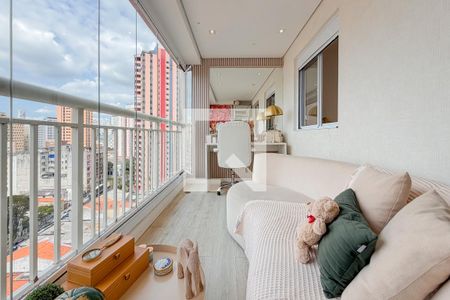 Varanda da Sala de apartamento para alugar com 1 quarto, 35m² em Cambuci, São Paulo