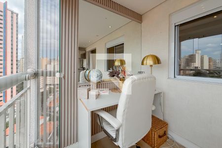 Varanda da Sala de apartamento para alugar com 1 quarto, 35m² em Cambuci, São Paulo