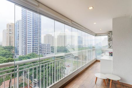 Varanda de apartamento à venda com 3 quartos, 98m² em Santo Amaro, São Paulo
