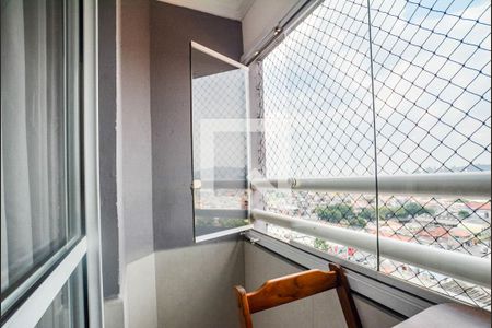 Varanda da Sala de apartamento à venda com 2 quartos, 55m² em Vila Luzita, Santo André