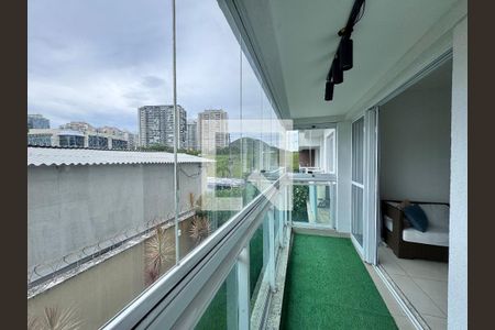 Varanda de apartamento à venda com 1 quarto, 45m² em Recreio dos Bandeirantes, Rio de Janeiro