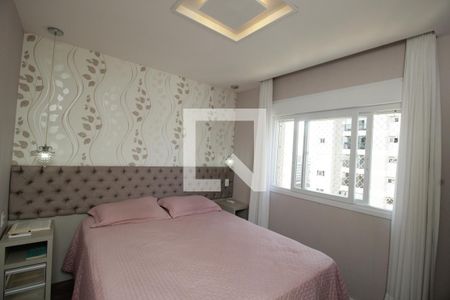 Suíte 1 de apartamento à venda com 3 quartos, 122m² em Campestre, Santo André