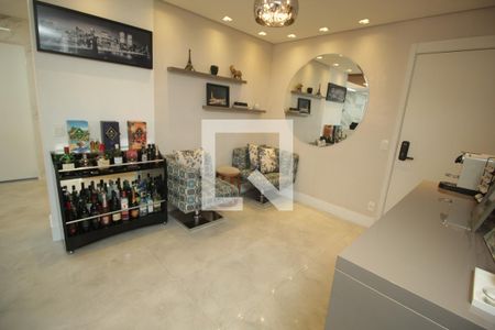 Sala de apartamento à venda com 3 quartos, 122m² em Campestre, Santo André