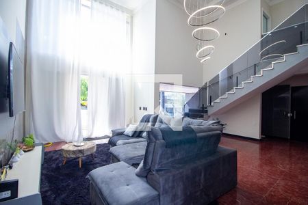 Sala  de casa de condomínio para alugar com 4 quartos, 479m² em Loteamento Dinora Rosa, Sorocaba