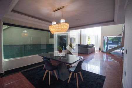 Sala  de casa de condomínio para alugar com 4 quartos, 479m² em Loteamento Dinora Rosa, Sorocaba