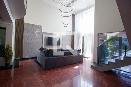 Sala  de casa de condomínio para alugar com 4 quartos, 479m² em Loteamento Dinora Rosa, Sorocaba