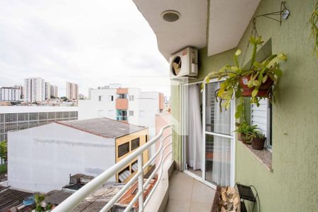 Varanda da Sala de apartamento à venda com 3 quartos, 120m² em Centro, Diadema