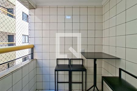 Sacada  de apartamento para alugar com 1 quarto, 52m² em Aviação, Praia Grande