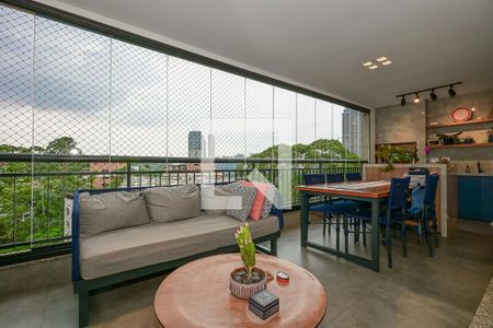 Varanda de apartamento à venda com 4 quartos, 205m² em Paraíso do Morumbi, São Paulo