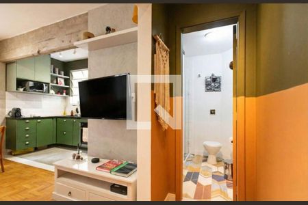 Sala de apartamento para alugar com 1 quarto, 51m² em Cerqueira César, São Paulo