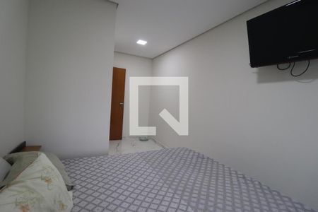 Quarto 1 suíte de apartamento à venda com 2 quartos, 65m² em Vila Camilópolis, Santo André
