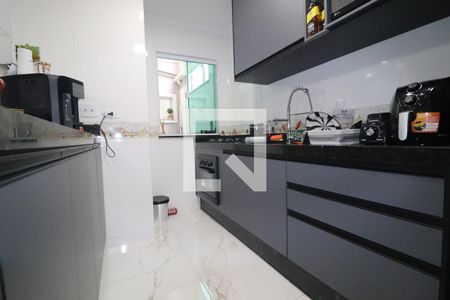 Cozinha de apartamento à venda com 2 quartos, 65m² em Vila Camilópolis, Santo André
