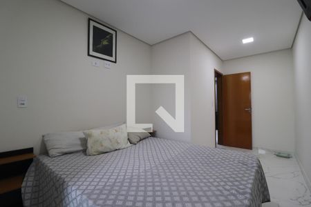 Quarto 1 suíte de apartamento à venda com 2 quartos, 65m² em Vila Camilópolis, Santo André