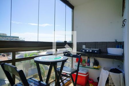 Varanda da Sala de apartamento à venda com 1 quarto, 65m² em Itaipu, Niterói