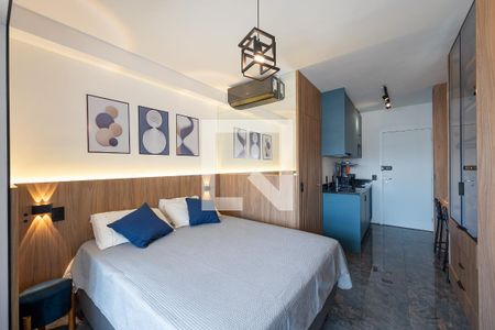 Sala/Quarto de kitnet/studio para alugar com 1 quarto, 26m² em Vila Clementino, São Paulo