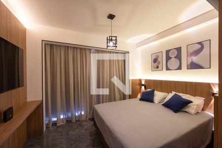 Sala/Quarto de kitnet/studio para alugar com 1 quarto, 26m² em Vila Clementino, São Paulo