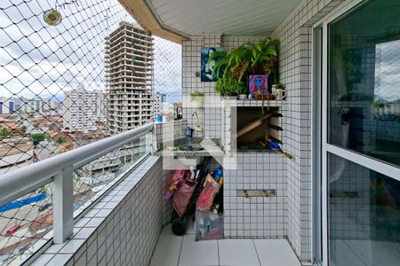 Sacada  de apartamento para alugar com 2 quartos, 63m² em Guilhermina, Praia Grande