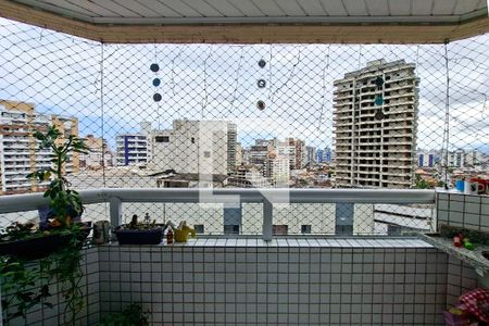 Sacada  de apartamento para alugar com 2 quartos, 63m² em Guilhermina, Praia Grande