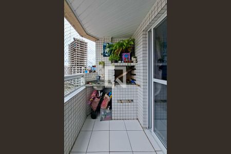 Sacada  de apartamento para alugar com 2 quartos, 63m² em Guilhermina, Praia Grande