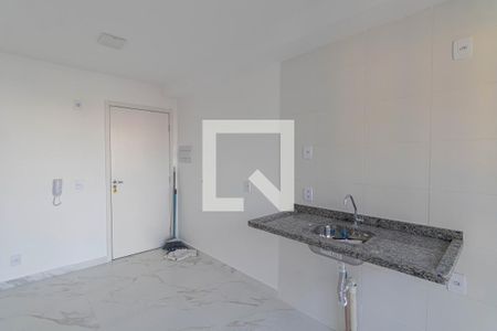 Sala e Cozinha  de apartamento para alugar com 2 quartos, 37m² em Vila Ré, São Paulo