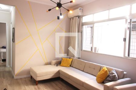 Sala de apartamento para alugar com 2 quartos, 72m² em Aparecida, Santos