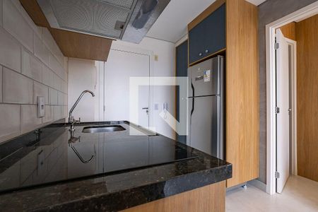 Sala/Cozinha de apartamento para alugar com 1 quarto, 24m² em Pinheiros, São Paulo