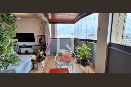 Varanda  de apartamento à venda com 2 quartos, 132m² em Vila Caminho do Mar, São Bernardo do Campo