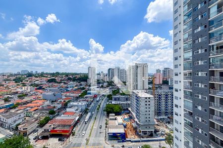 Vista Varanda Sala/Cozinha de apartamento para alugar com 1 quarto, 65m² em Vila Santa Catarina, São Paulo