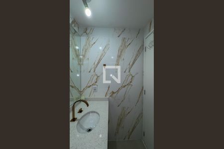 Banheiro da Suíte de apartamento para alugar com 1 quarto, 32m² em Santo Amaro, São Paulo