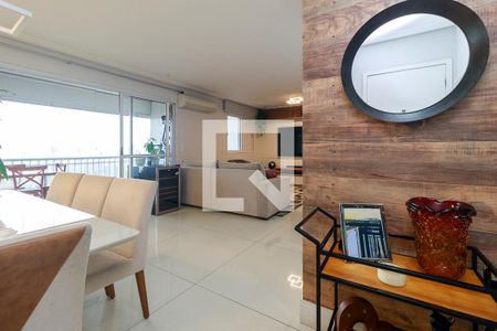 Sala de apartamento para alugar com 3 quartos, 121m² em Jardim Caravelas, São Paulo