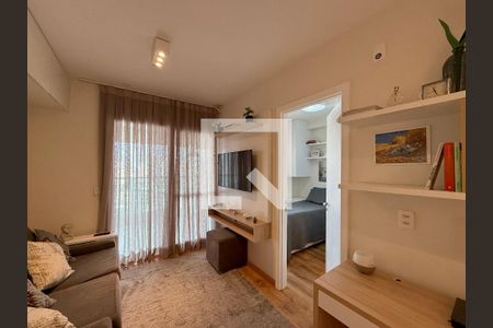 Sala  de kitnet/studio para alugar com 1 quarto, 36m² em Brooklin, São Paulo