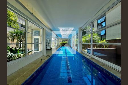 Piscina Coberta de kitnet/studio para alugar com 1 quarto, 36m² em Brooklin, São Paulo