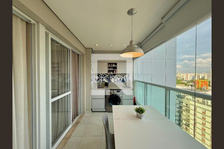 Cozinha/Sacada de kitnet/studio para alugar com 1 quarto, 36m² em Brooklin, São Paulo