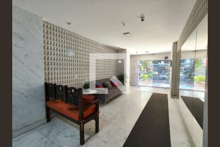 Fachada e portaria de apartamento à venda com 2 quartos, 68m² em Estácio, Rio de Janeiro